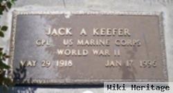 Jack A Keefer