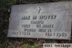 Max M Hovey