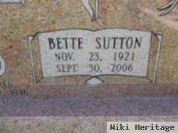 Bette Sutton Williams