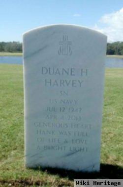 Duane Henry "hank" Harvey