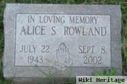 Alice S. Rowland