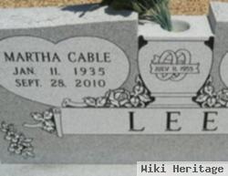 Martha Cable Lee