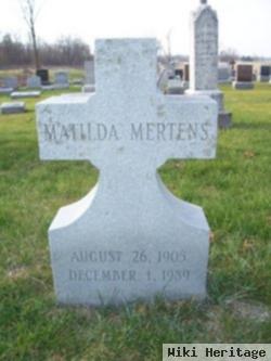 Matilda "tillie" Mertens