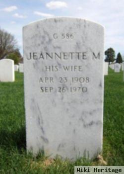 Jeannette M Schlientz