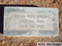 Bertha Ollie Bible Rollins