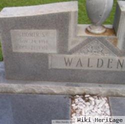 Homer S Walden