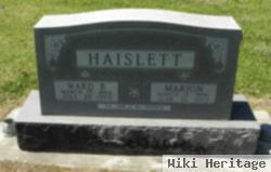 Ward B Haislett