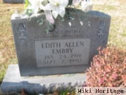 Edith Ann Craig Allen Embry