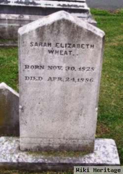 Sarah Elizabeth Wheat