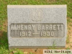 W Henry Barrett