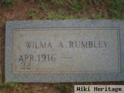 Wilmer Ethel "wilma" Atkins Rumbley