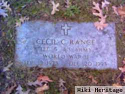 Cecil C Rance