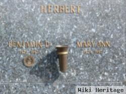 Mary Ann Herbert