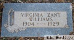 Virginia Margarett Zant Williams