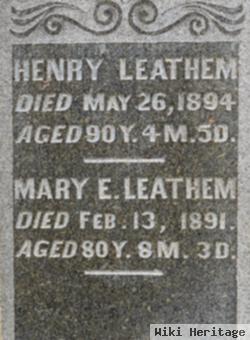 Mary E. Black Leathem