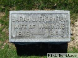 Sarah J. Thornton King