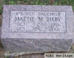 Mattie M Bixby