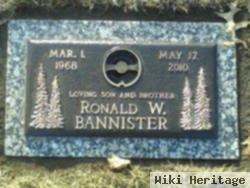 Ronald Wayne "ronnie" Bannister, Jr