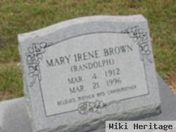 Mary Irene Randolph Brown