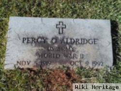 Percy O Aldridge