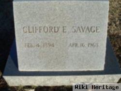 Clifford E Savage