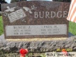 Buncie Jo Gayheart Burdge