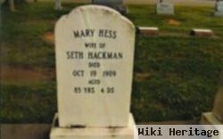 Mary Hess Hackman