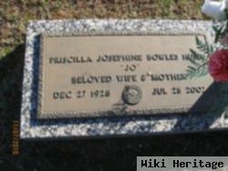 Priscilla Josephine "jo" Bowles Hunt