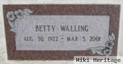 Betty Walling