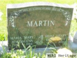 Maria Magdalena "mary" Martin