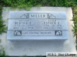 Esther E Miller