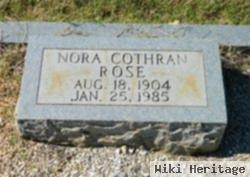 Nora Lillian Cothran Rose