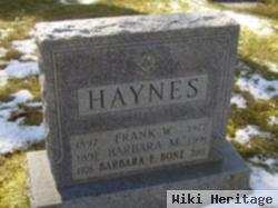 Barbara M Haynes