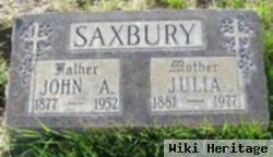 Julia Elva Hankins Saxbury