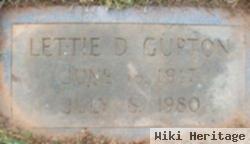 Lettie D. Gupton