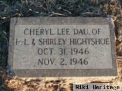 Cheryl Lee Hightshoe