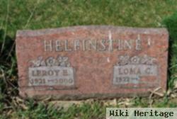 Leroy E Helfinstine