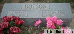 O C Horace Dotson