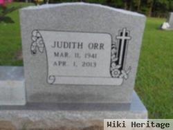 Judith Ann "miss Judy" Stevens Orr