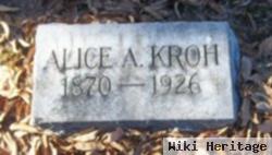 Alice A Kroh