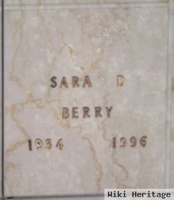 Sara D. Berry