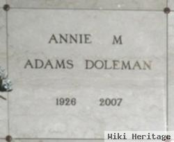 Annie M Adams Doleman