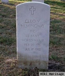 Cleo V Hemingway