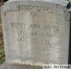 Menty Ann Peterson Beall