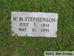 William M Stephenson