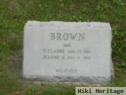 T Clarke Brown
