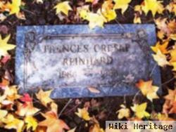 Frances "fannie Mae" Cresap Reinhard