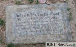 Judge Miles Leslie Wood