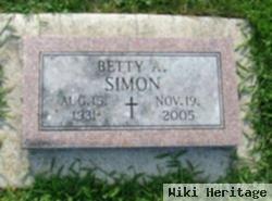 Betty A Simon