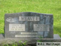 Leroy O. Weaver